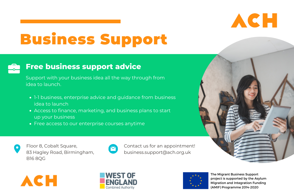 Business support poster