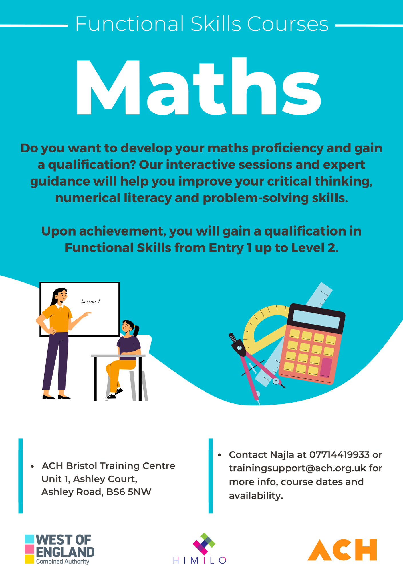 Functional Skills maths Course Poster