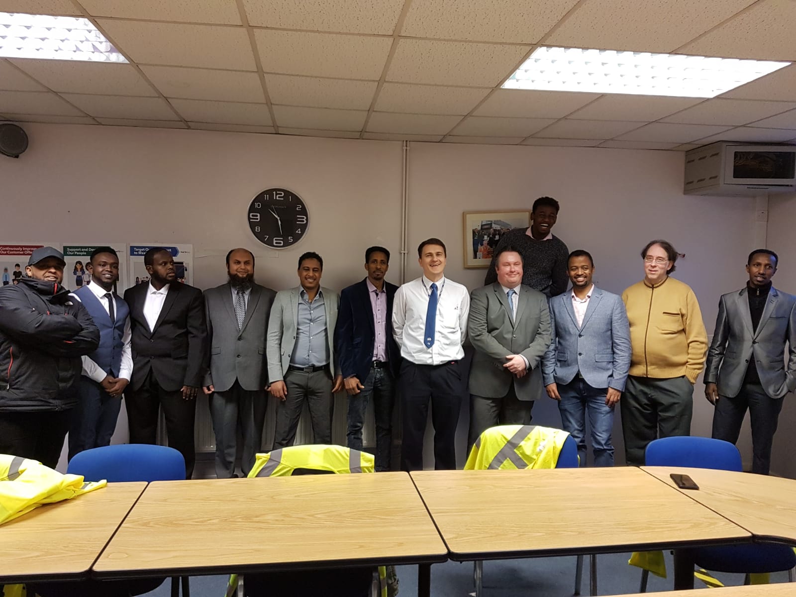 9 people gained employment as bus drivers through our refugee training programme