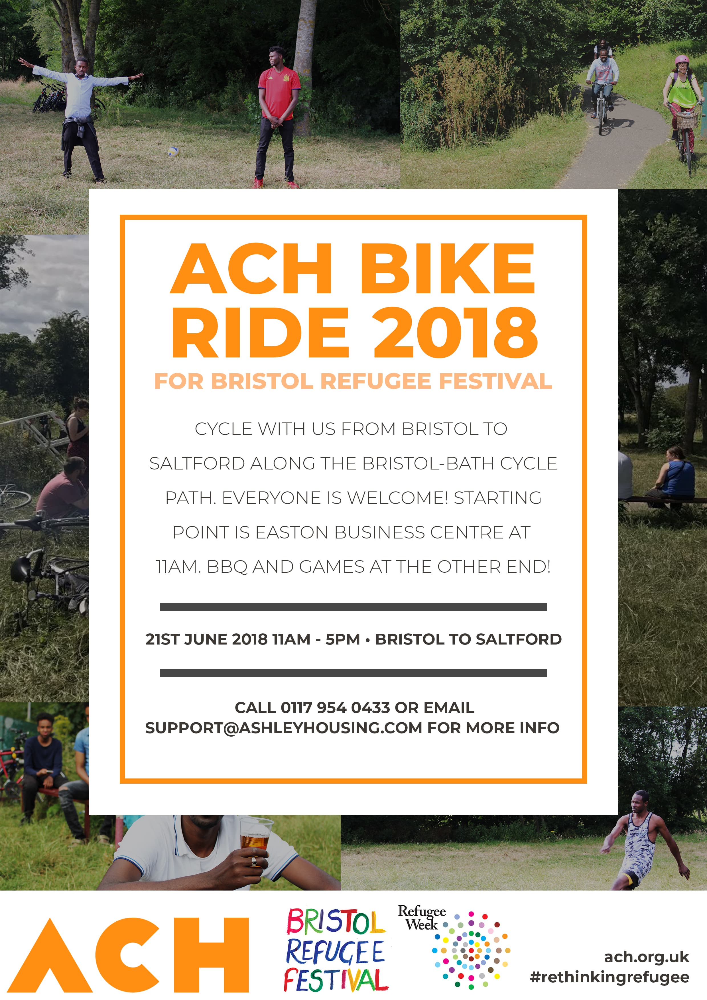 ACH bike ride poster