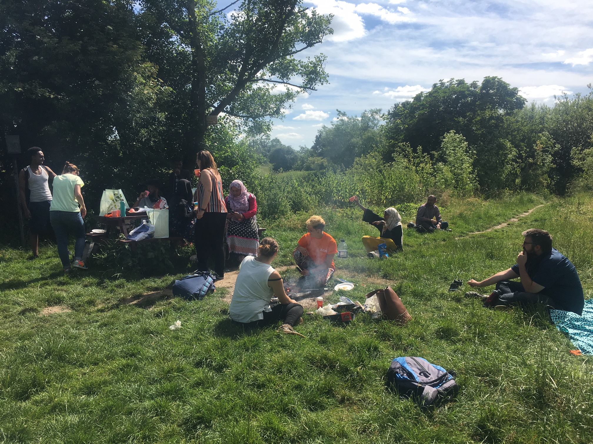 BBQ and bike ride