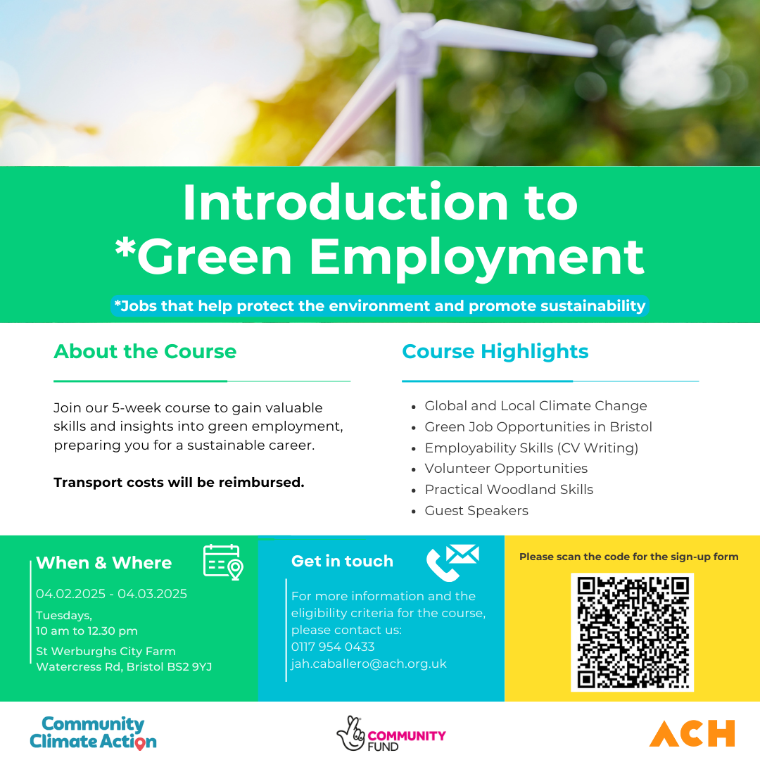 green employment course poster