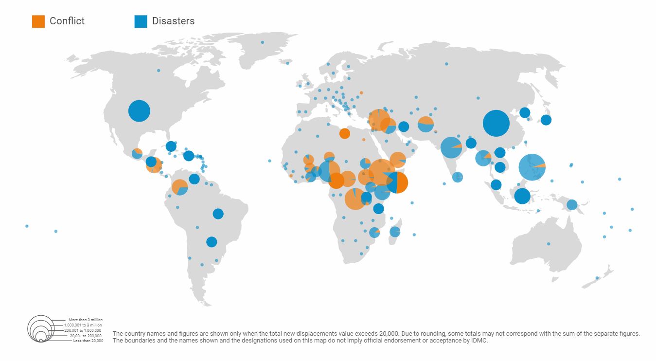 Climate refugee map: where is worst affected? 