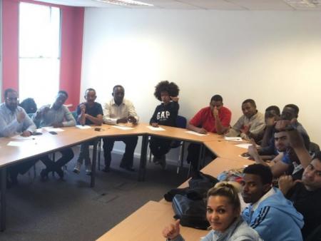 Wolverhampton class full of refugees and migrants