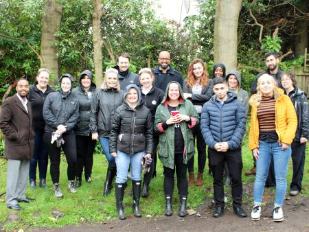 Starbucks Birmingham volunteering day at ACH