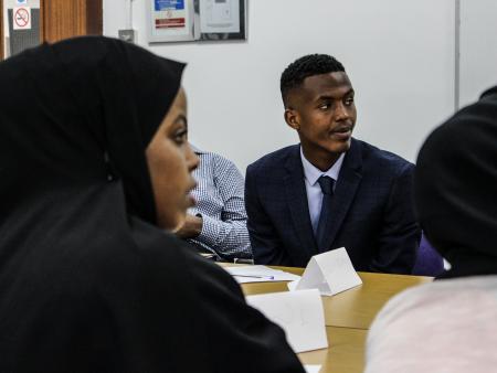 Refugee learners at ACH
