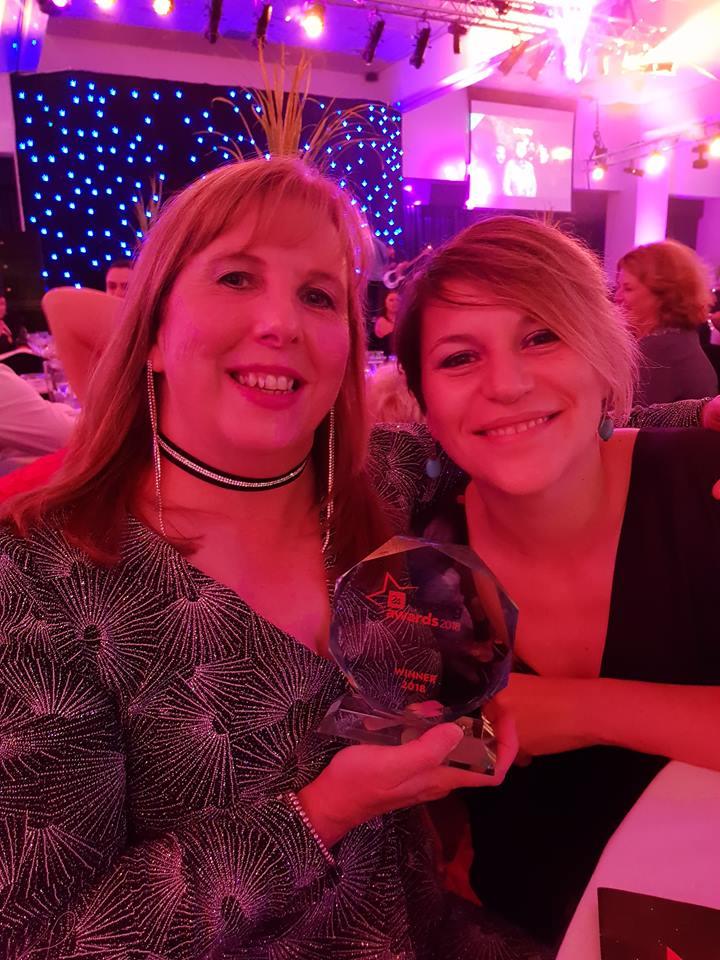Lucy and Andreea from Himilo at the 24housing Awards 2018