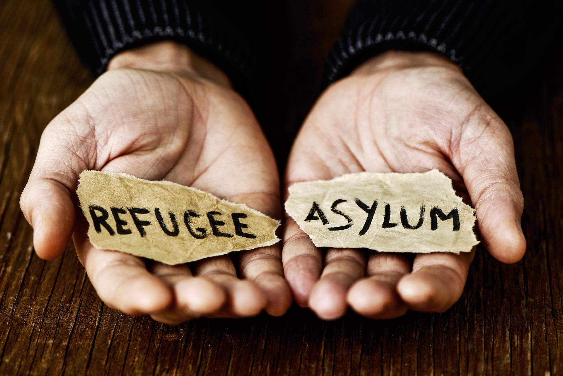 What is the difference between refugees and asylum seekers