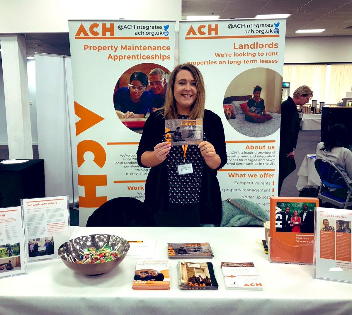 Rose Adderley representing ACH at the West of England Landlord Expo 2019