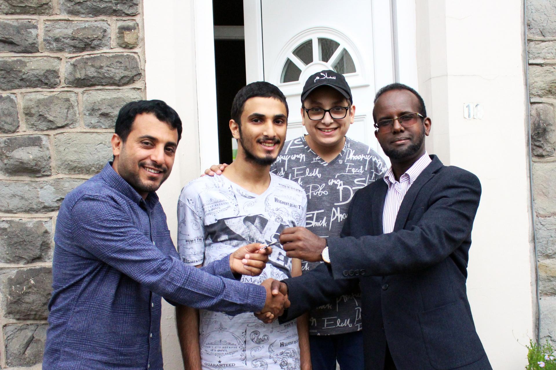 Handing over the keys