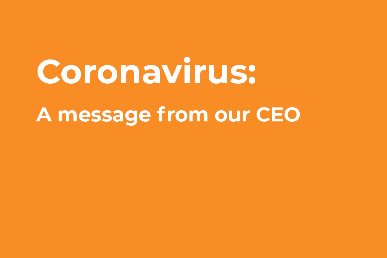 A message from our CEO