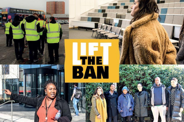 Lift the ban graphic