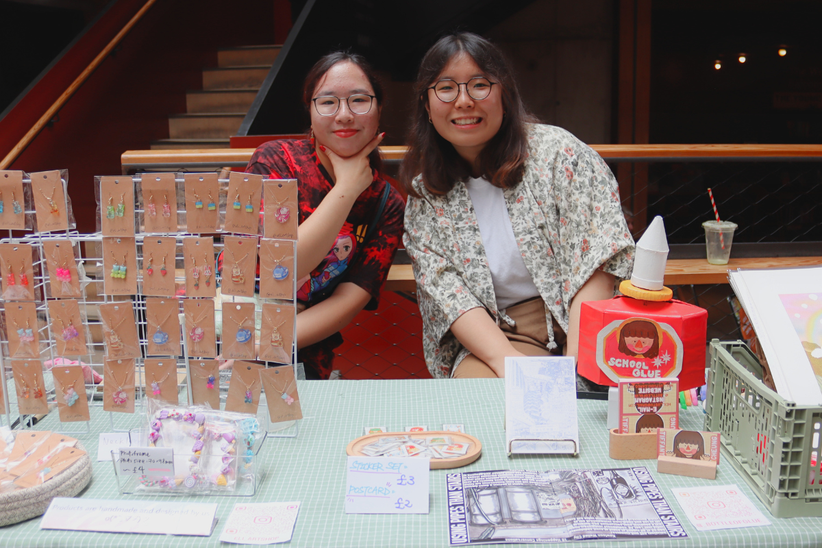 Elita and Tiffany at Craft Fair