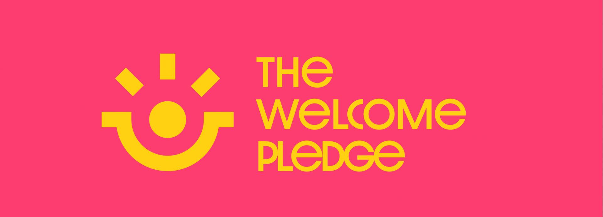 The Welcome Pledge logo