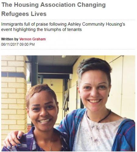 Coverage in the news about ACH's work for refuges and migrants