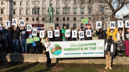 #1DayWithoutUs celebrating migrants in the UK