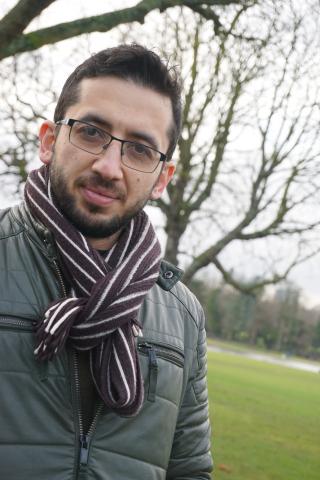 Mustafa Osman is a support worker for refugees